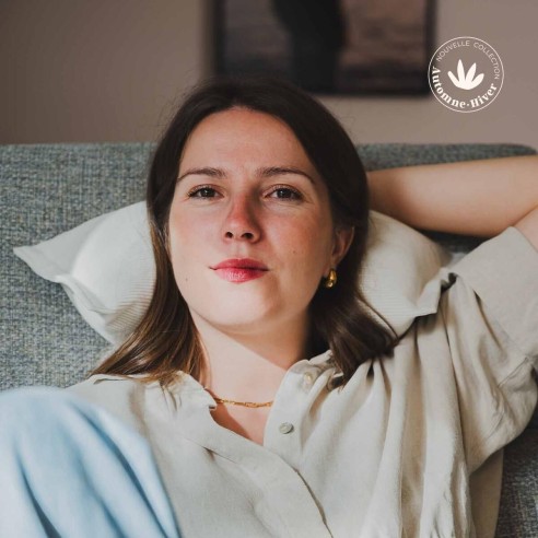 SALVADOR Luleå | Coussin cale nuque velours | Petits Cadors