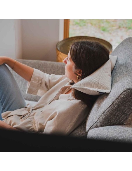 SALVADOR Luleå | Coussin cale nuque velours | Petits Cadors