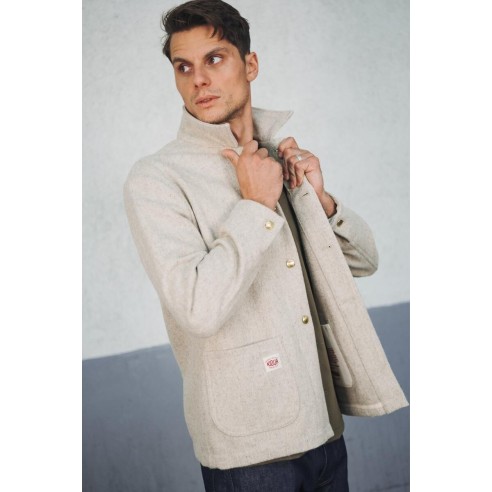 MANTEAU LAINE G.S Galet