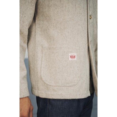 MANTEAU LAINE G.S Galet