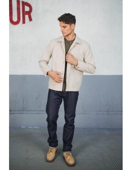 MANTEAU LAINE G.S Galet