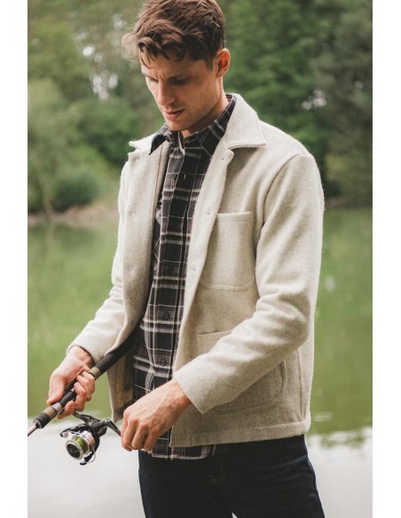 MANTEAU LAINE G.S Galet