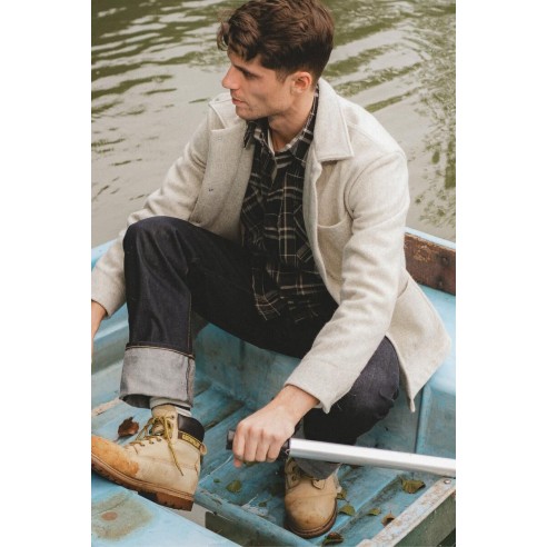 MANTEAU LAINE G.S Galet