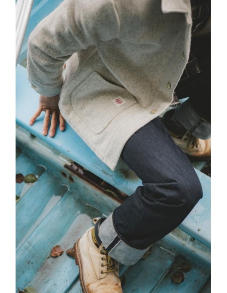 MANTEAU LAINE G.S Galet