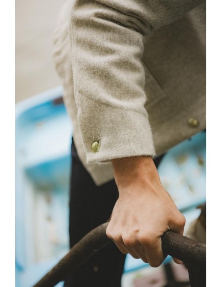 MANTEAU LAINE G.S Galet