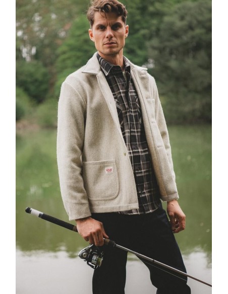 MANTEAU LAINE G.S Galet