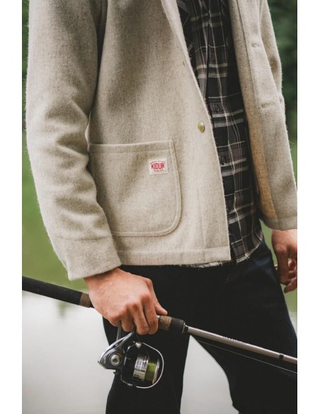 MANTEAU LAINE G.S Galet