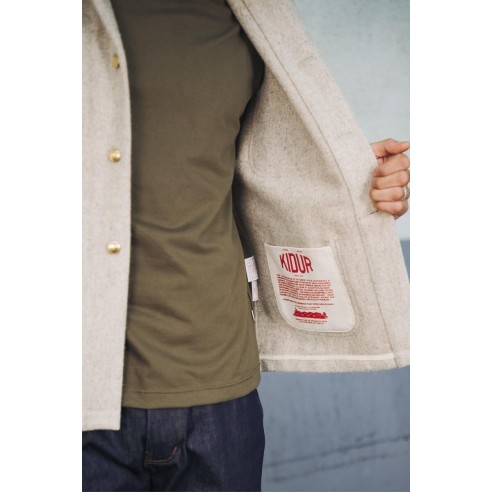 MANTEAU LAINE G.S Galet