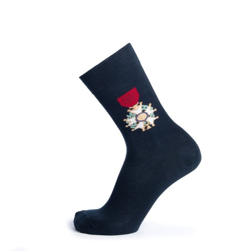 Chaussettes bleu marine - Médaille de la Légion d'honneur