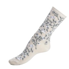 Nos chaussettes femme "Les Bosquet" gris - Maison Broussaud