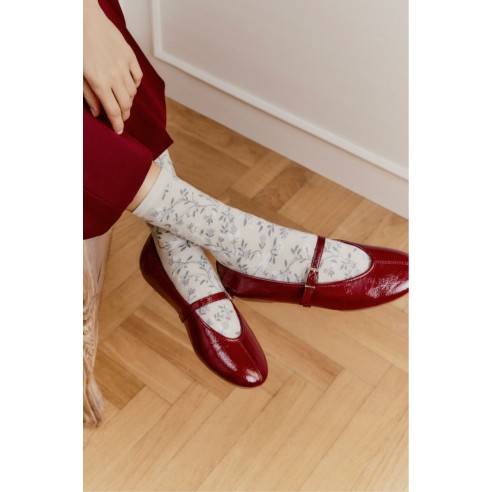 Nos chaussettes femme "Les Bosquet" gris - Maison Broussaud