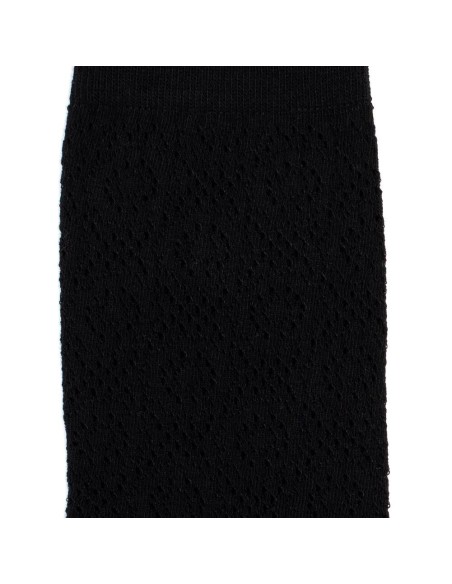 Nos chaussettes femme "La Dentelle" noir - Maison Broussaud