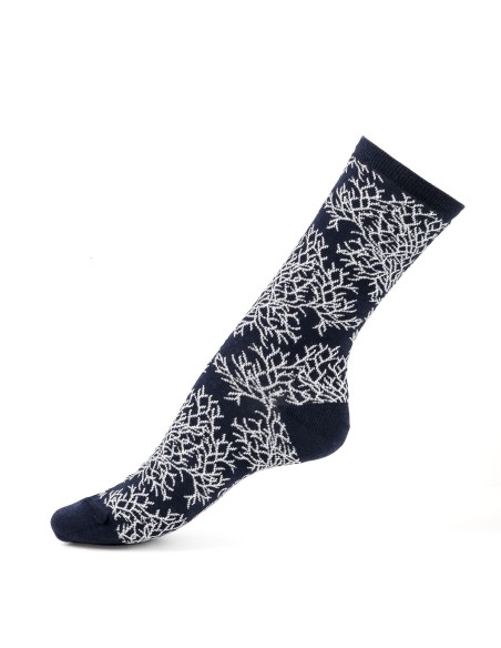 Nos chaussettes femme Corail- Armor-Lux x Maison Broussaud