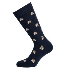 Chaussettes homme marines Napoléon - Les Abeilles d'Or