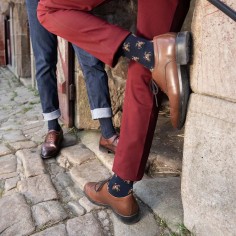 Nos chaussettes homme "Les Cavaliers" - Maison Broussaud 2