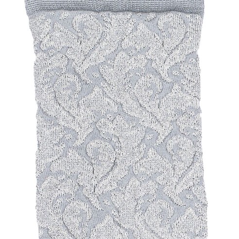 Nos chaussettes femme "La Volute" gris argent - Maison Broussaud