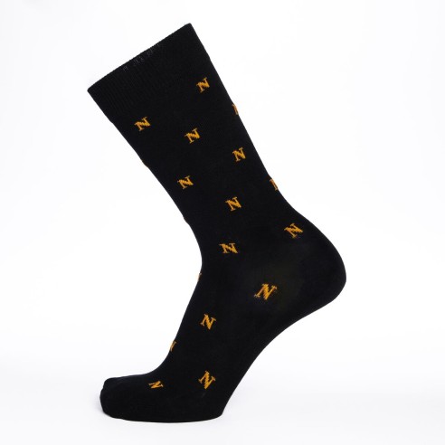 Napoléon : les chaussettes "N" allover - Maison Broussaud