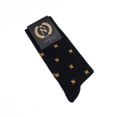 Napoléon : les chaussettes "N" allover - Maison Broussaud
