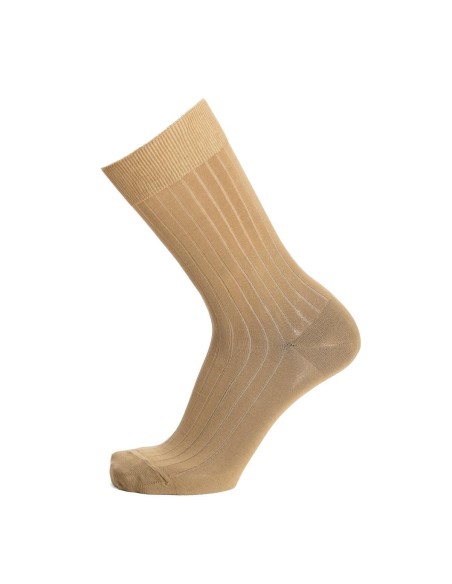 Nos chaussettes homme fil d’Écosse beige - Maison Broussaud