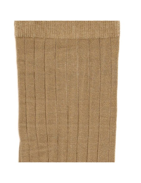 Nos chaussettes homme fil d’Écosse beige - Maison Broussaud
