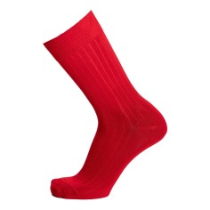 Nos chaussettes homme fil d’Écosse rouge - Maison Broussaud