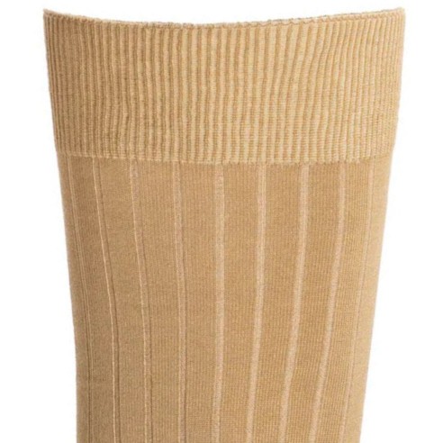 Nos chaussettes homme fil d’Écosse beige - Maison Broussaud