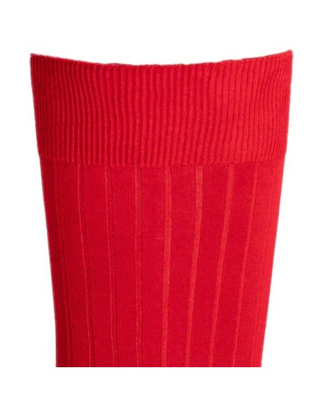 Nos chaussettes homme fil d’Écosse rouge - Maison Broussaud