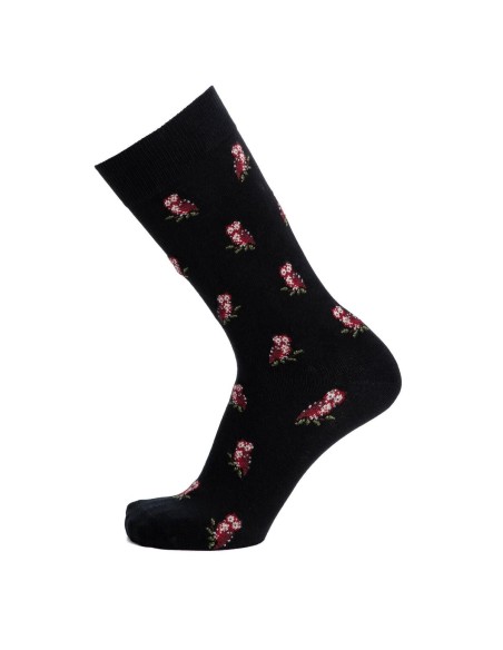Nos chaussettes homme "Les Chouettes" noir - Maison Broussaud