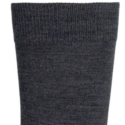 Les Intemporelles - chaussettes homme - laine anthracite