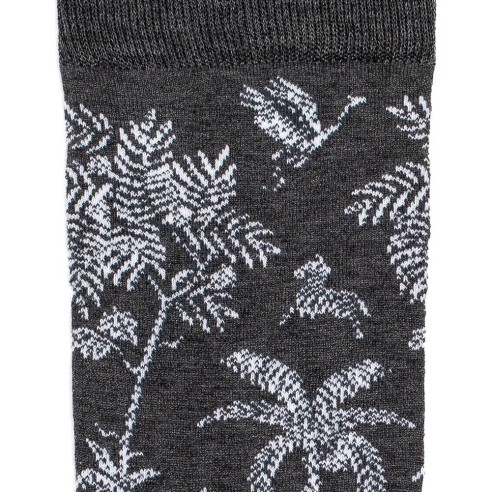 Nos chaussettes homme "Savane" anthracite - Maison Broussaud