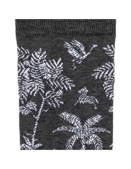 Nos chaussettes homme "Savane" anthracite - Maison Broussaud