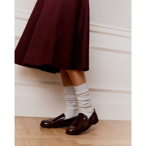 Nos mi-bas "Les Torsades" gris - Maison Broussaud