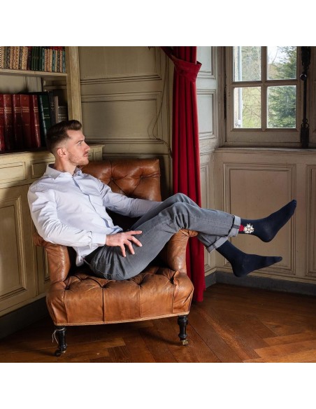 Chaussettes bleu marine - Médaille de la Légion d'honneur