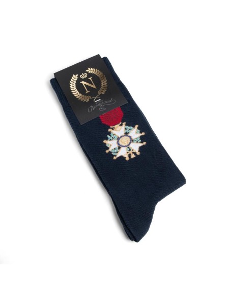 Chaussettes bleu marine - Médaille de la Légion d'honneur