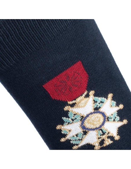 Chaussettes bleu marine - Médaille de la Légion d'honneur