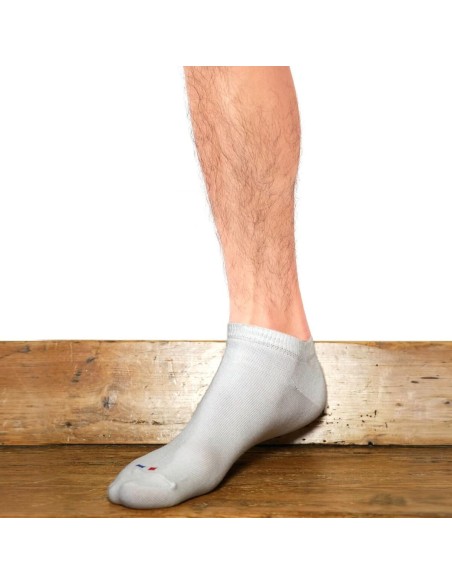 Nos socquettes homme "Les Invisibles" en blanc - Maison Broussaud
