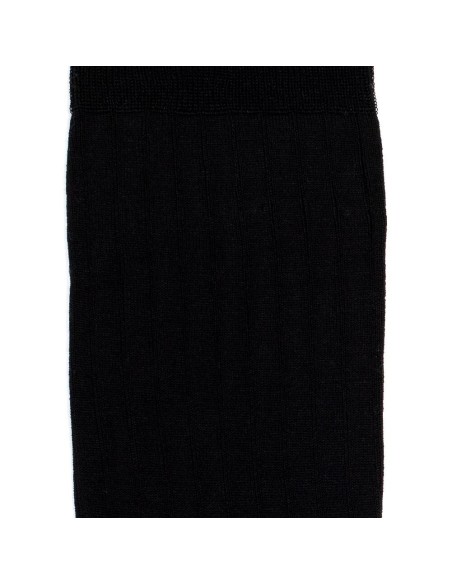 Nos chaussettes homme fil d’Écosse noir - Maison Broussaud