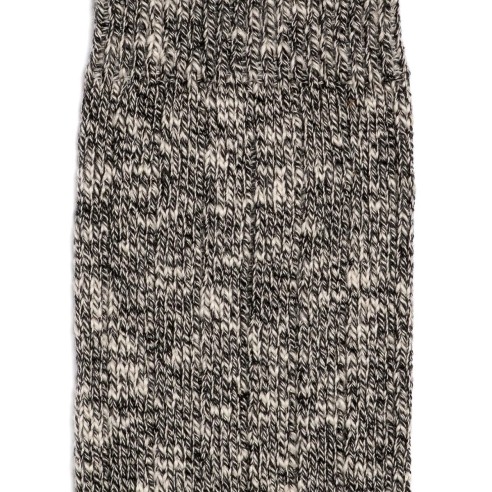 Chaussettes en double fil côtelé en coton - Maison Broussaud