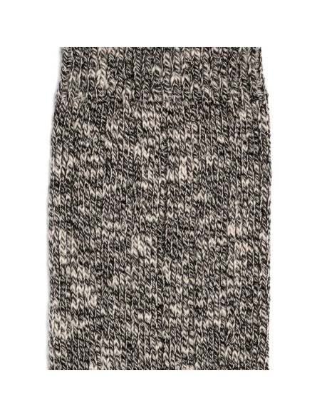 Chaussettes en double fil côtelé en coton - Maison Broussaud