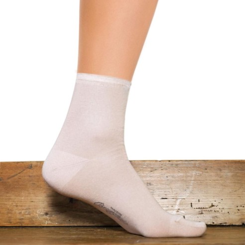 Nos chaussettes femme "Les légères" rose - Maison Broussaud