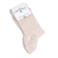 Nos chaussettes non-comprimantes beige pour homme - Maison Broussaud 2