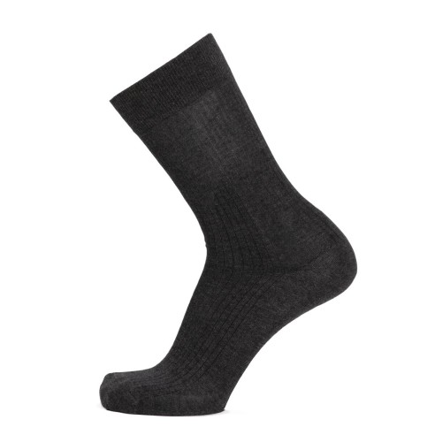 Nos chaussettes côtelées anthracite homme - Maison Broussaud