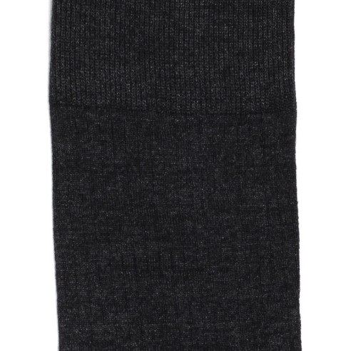 Nos chaussettes côtelées anthracite homme - Maison Broussaud