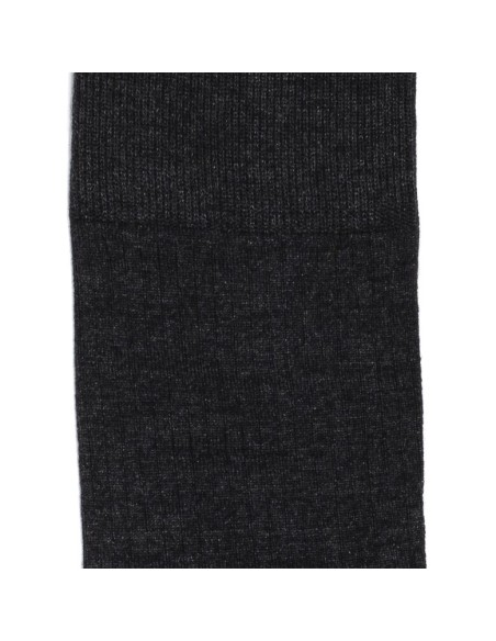 Nos chaussettes côtelées anthracite homme - Maison Broussaud