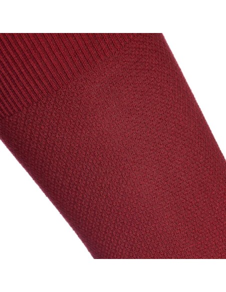 Nos chaussettes "Les mailles piquées" bordeaux - Maison Broussaud