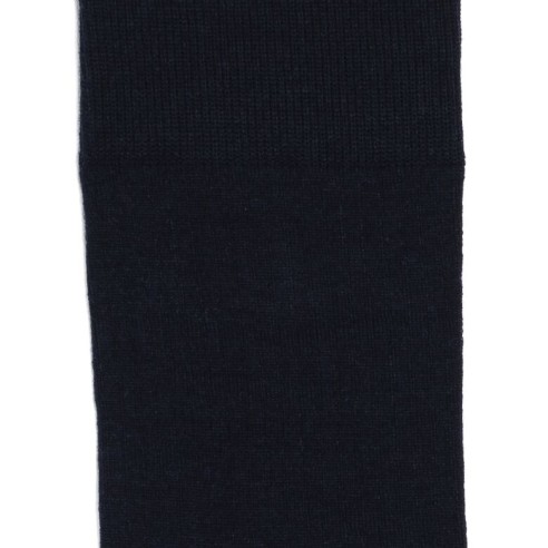 Nos chaussettes "Les côtelées fines" en noir - Maison Broussaud