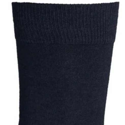 Nos chaussettes "Les côtelées fines" en noir - Maison Broussaud