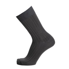 Nos chaussettes homme fil d’Écosse anthracite – Maison Broussaud
