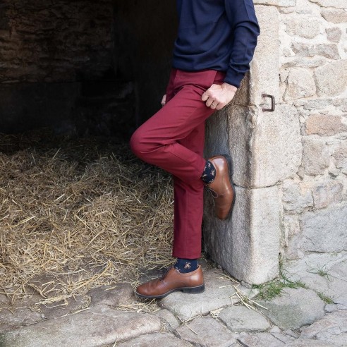 Nos chaussettes homme "Les Cavaliers" - Maison Broussaud