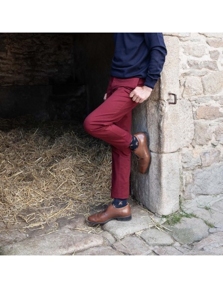 Nos chaussettes homme "Les Cavaliers" - Maison Broussaud